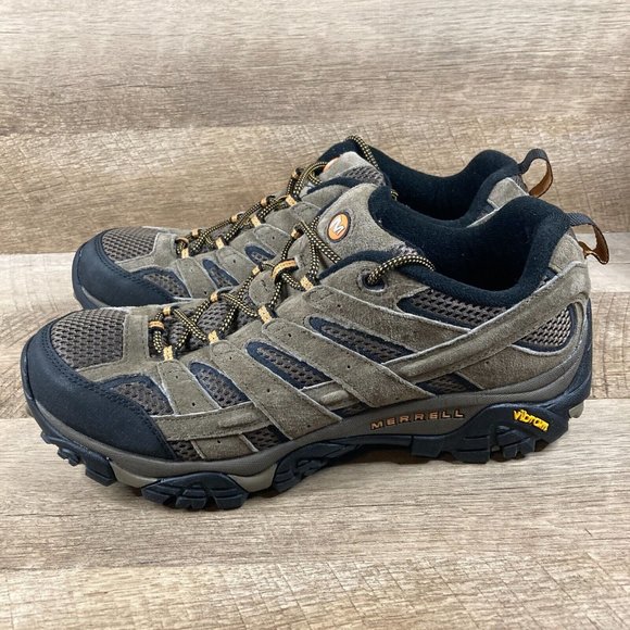 Merrell Moab 2 Vent Mid Vibram Men's Hiking Boots Walnut Size 11.5M NEW - Picture 4 of 9